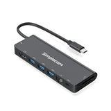 Simplecom CHT590 USB-C SuperSpeed 9-in-1 Multiport Docking Station HDMI 2.0 V1202-V2-HXSI-CHT590