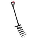 VEVOR 5 Tines Garden Fork Metal Handle 41 in Spading Pitchfork Y Grip Heavy Duty V952-HYCWJCGC5C1JS1RA7001V0