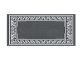 Gardeon Outdoor Rugs 152x244cm Large Carpet Reversible Area Mat PP Dual-Sided Patio Rug Greek Key OR-5X8FT-FRAME-GY
