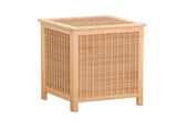 Artiss Laundry Hamper Bathroom Storage Cabinet Wooden Organiser Bag Clothes DRESS-D-BATH-55-WD