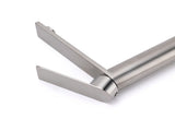 WELS Brushed Nickel Tall Basin Mixer Vanity Sink Faucet Spout 304SUS Laundry Tap V1233-KRS102BS