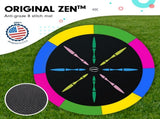 Kahuna Trampoline 10 ft with Basketball Set and Roof - Rainbow TRA-KAH-10-RB-BB-RF