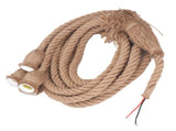 4 Heads Hemp Rope Pendant Light Fixture 6.5FT E27 E26 DIY Vintage Retro Hanging Ceiling Light for V1294-YM0901-3119230213511