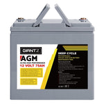 Giantz AGM Deep Cycle Battery 12V 75Ah Box Portable Solar Caravan Camping BATTERY-C-AGM-75