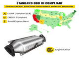 Catalytic Converter Compatible with 1998-2002 Honda Accord 2.3L, Direct-Fit High Flow Series Cat V952-SYCHQ98-02BTYG001V0