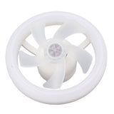 Ceiling Fan Light 360 Degree Rotate Dimmable E27 Adjustable LED Lamp 5 Blade 48W with Remote Control V1294-YM0706-3119230096611