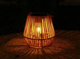 Rattan Hanging Lantern Outdorattan hanging lantern, outdoor lantern, bohemian outdoor decor, natural V1102-124-14697