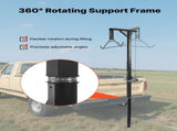 Truck Hitch Game Hoist, 500 lbs Load Capacity, Hunting Deer Hoist with 2-inch Receiver, 360-Degree V952-KCSSLSHL500L4HM93001V0