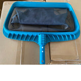 blue Pool Skimmer Net, Pool nets for Cleaning Leaves with deep rake net, Heavy Duty Swimming Pool V1366-AZ2-W-06449