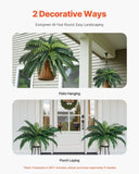 VEVOR 2Pcs Artificial Boston Ferns Plastic Fern 35 Branches Indoor Outdoor Decor V952-PZSRZJLZWBHHEY962001V0