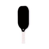 Black and White Fiberglass Pickleball Paddle Set - 2 Minimalist Paddles, 4 Balls, and Carry Bag for V888-ELOSUNG47328