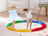 Balance Beam Stepping Stones, 8 PCS Toddler Balance Boards Non-Slip Textured Surface & Rubber Pads, V952-ETPHMSJ8BSJ886XKSV0