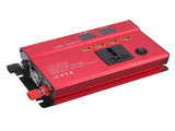 Car Power 12V 24V to 220V Aluminium Alloy 420W LED Screen Safe Charging 4 USB Ports Car V1294-YM0523-3117220072711