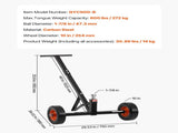 Trailer Dolly, 1000lbs Tongue Weight Capacity, Carbon Steel Trailer Mover with 2 inch Ball, 14 inch V952-TYSDQYC1000BJMKIYV0