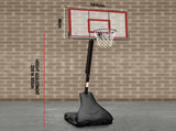Kahuna Portable Basketball Ring Stand w/ Adjustable Height Ball Holder BBS-ZY-029