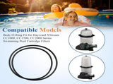 4 Pc CCX1000G Filter Tank Body O-Ring, Compatible with Hayward XStream CC1000, CC1500, CC2000 Series V1258-DP02-C-3026