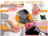 Deluqse Knee Massager - Infrared - Vibration Massage - Cordless - Thermal Massage - Pain Relief V1188-MS-313-0137
