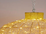 Christabelle 50cm Christmas Display Bauble with Gold LED Lights Indoor Outdoor Decoration 112_MHA402