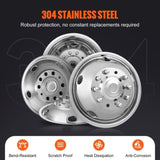 50cm 8 Lug Wheel Simulators, 304 Stainless Steel Wheel Simulator Kit with Mirror Polished Finish, 2 V952-CLMNQ195YC4P6TQSZV0