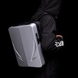 Men Gaming Backpack - Double-Layer Hard Shell - Black PRL-5009922060DBT