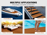 Boat Flooring, EVA Foam Boat Decking 94.5" x 35.4", Non-Slip Self-Adhesive Flooring, 23.2 sq.ft V952-CBZZFHPMDDZSW620PV0