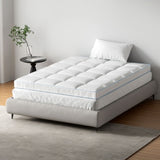 Giselle Bedding 1500GSM Bamboo Pillowtop Mattress Topper 10cm Thick Pad for Back Pain Relief, High TOPPER-BAM-10-D