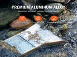 Gold Panning Kit With Sluice Box, 50" Aluminum Gold Mining Equipment, 23 PCS Gold Prospecting Kit V952-TJC50YC9YCLHBEW55V0