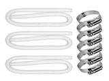 Replacement Hose For Above Ground PoolsSet Of 3, 1.25" Diameter Accessory Pool Pump Replacement Hose V1366-AZ2-W-12336