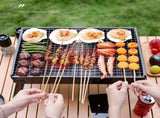 Weekend Essential Portable Foldable BBQ Grill Home & Camping Heavy Duty Steel No Assembly V1232-SKVDHG002