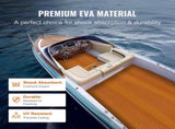 Boat Flooring, EVA Foam Boat Decking 94.5" x 46", Non-Slip Self-Adhesive Flooring, 29.9 sq.ft Marine V952-CBZZFHPMDDZSP166PV0