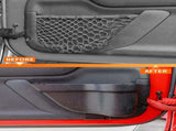 DP3 Front Door Storage Pockets, Door Side Insert Organizer Box for 2011-2018 Jeep Wrangler JK JKU V1258-DP02-WO-250