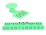 Pig Ear Tag Signs Marking Labels with Numbers for Farm Animal Identification V1294-YM0901-3111200210411