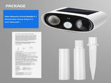 Solar Repellent Ultrasonic Outdoor Pest Bird Squirrel Animal Repeller Waterproof 110 Degree V1294-YM0901-H48812
