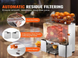 Commercial Orange Juicer Machine, 120W Automatic Juice Extractor, Stainless Steel Orange Squeezer V952-TSZDJLCZJBZDVGFHDV3