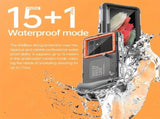 15m Waterproof Phone Case for Diving & Surfing - 1 Hour Underwater Shooting, Dual Seal, Zinc Alloy V1232-FSSJK006