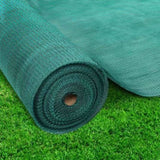 Instahut 50% Shade Cloth 3.66x10m Shadecloth Wide Heavy Duty Green SH-CL-DL-366X100-100-R-GR
