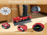 Multi-Blade Woodworking Chamfer Plane - Hand Planer for Edge Trimming & Corner Flattening, V1107-146-79529