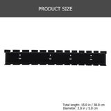 Black Carbon Steel Screwdriver Holder with Slotted Wall Bracket Pegboard Stand Tool Organizer for V1370-AZ4-16104