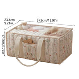 Quilted Floral Baby Caddy Quilted For Nursery Bedroom Baby for Comforter V1366-AZ2-W-27840