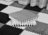 36 Pack Plush Foam Floor Mat Square Interlocking Carpet Tiles with Border Fluffy Play Soft Climbing V1259-DP01-A-1142
