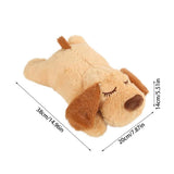 Pet Calming Heartbeat Plush Toy for Anxiety Relief 14.96 x 7.87in Soft Stuffed Animal with Pulse V1369-AZ3-W-14443