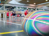 Reflective Luminous Glow Basketball Wear-Resistant PU Big hexagon 1Pc V1308-DSZKI-287