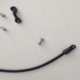 4Sets Nylon Bungee Cord Strap Holder with Deck Mount Connector for Boat Black V1370-AZ4-14941