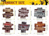 Lawn Decor Glass Fiber 6 Signs 15.7 In Stakes V1369-AZ3-W-15976