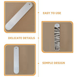 Aluminum Sock Display Holders White for Shaping and Organizing 4Pcs V1369-AZ3-W-20022
