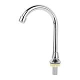G1/2" Bathroom Laboratory Basin Sink Foot Pedal Faucet Medical Hot Cold Copper Pedal Water Tap V1294-YM0901-JY24019