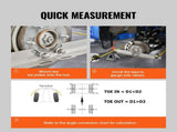Wheel Alignment Tool, 2-Pack Alignment Plates, Stainless Steel Wheel Alignment Tool Plate, V952-CLDWJJBXG0WZJ67CWV0