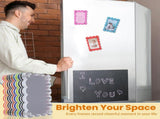 12 Piece Acrylic Magnetic Photo Frames for Refrigerator, 6 x 9 cm V1237-ZY-818-276