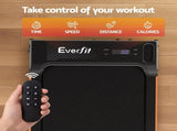 Everfit 3 in 1 Walking Pad Treadmill 12% Incline Under Desk Treadmills for Home Gym With 40cm Wide TMILL-400-2INC-BK