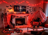 LED White Christmas Lights Outdoor, String Lights Plug in Extendable, 8 Modes Christmas Tree V1107-124-73533-RED-50M400